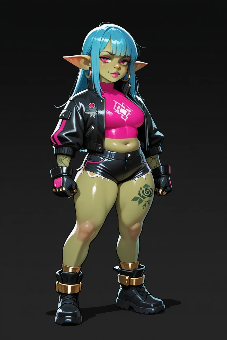vivid colours, atmospheric. Unity render, gothpunk style, A tropical environment with a party atmosphere and a lot of wealth peurto rican girl, Ginger head, fights, fear