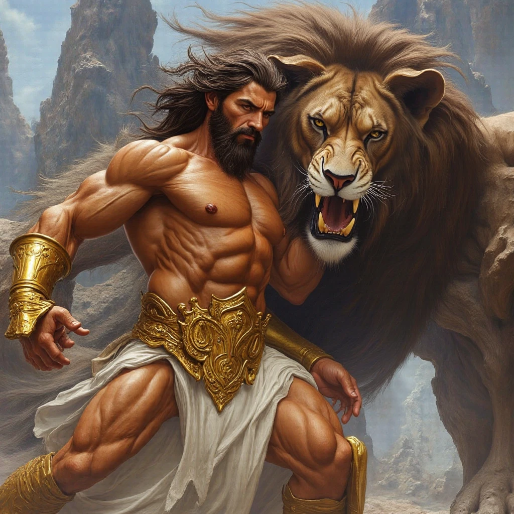 anthro (lion), feline, adult, solo, very muscular, ((sturdyshorts)), flexing, ((posing)), epic, ((biceps flexing)), topless, tail, (brown fur, black mane, detailed fur:1.3), (oiled fur:1.1), bodybuilder, fighter, contest, scene, veiny muscles, detailed background, venue background, photorealistic, hyperrealistic, ultradetailed, (masterpiece:1.2), bulge, correct fists, uncensored, (((by Chunie))), genital outline, dark snout