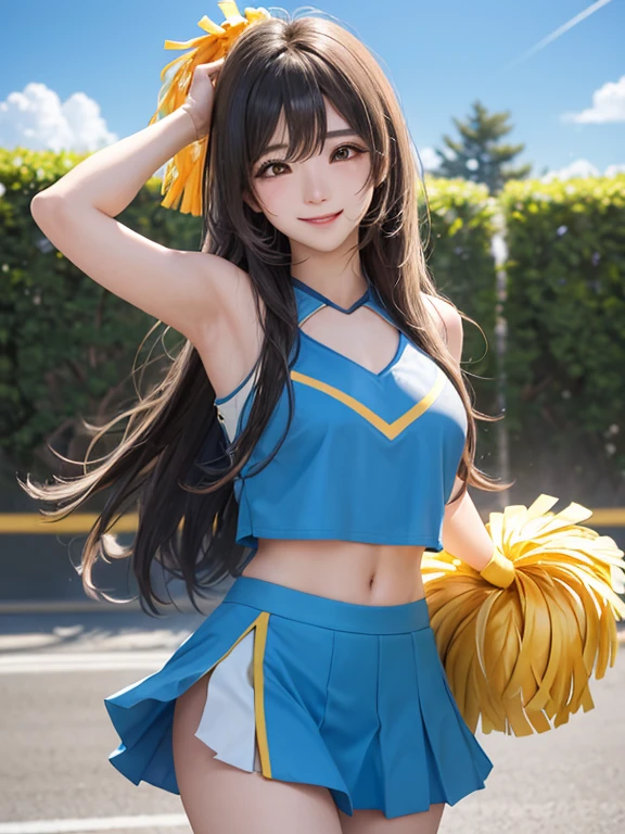 {
  "subject": "Full-body of a young, cute Chinese and Asian girlface mix, cute face and smile.",
  "features": [
    {"hair": "(((brown long hair:1.2)))"},
    {"eyes": "((black vibrant detailed eyes))"},
    ((({"smile": "Eye smile and face smile, beautiful smile."})))
  ],
  "background": "City landscape background with vibrant neon colors.",
  "outfit": "Future style dress as if living in the year 3000. Showcasing a very futuristic look; not a robotic suit but a highly advanced and stylish futuristic dress.",
  "equipment": [
    "Use RED Helium 8K S35, 50mm prime lens.",
    {"lens_flares": "((anamorphic lens flares:1.3)) (blue and orange)."},
    {"aperture": "Wide aperture (f/1.4), circular bokeh, slight chromatic aberration."},
    {"color_grading": "((teal and orange color grading)). Warmer highlights, cooler shadows, increased contrast, increased saturation."}
  ],
  "focus": "Shallow depth of field, sharp subject focus, blurred background, subtle film grain, vignetting, slight motion blur on background elements.",
  "lighting": "Soft diffused key light at 45-degree angle, fill light, rim light.",
  "description": [
    "Young cute girlface mix.",
    "Big round eyes, small button nose, pouty lips, delicate features, soft smooth skin, slender and tall figure.",
    "Playful and innocent expression, charming and endearing smile, gentle graceful posture, vibrant lively aura, kawaii aesthetics, trendy futuristic hairstyle."((brightest smile))
  ]
}