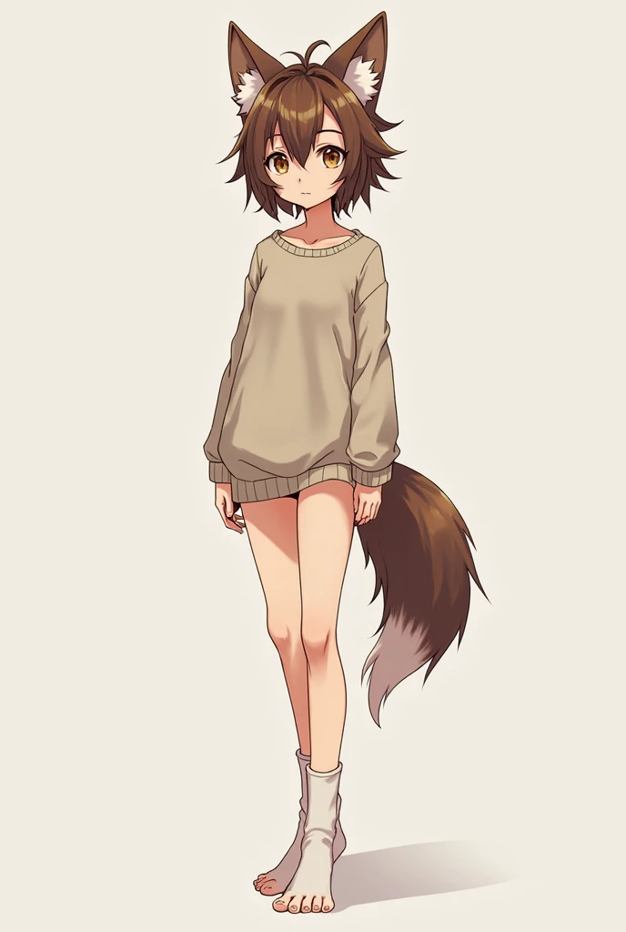 short hair, curly hair, dark brown hair, floppy folded dog ears