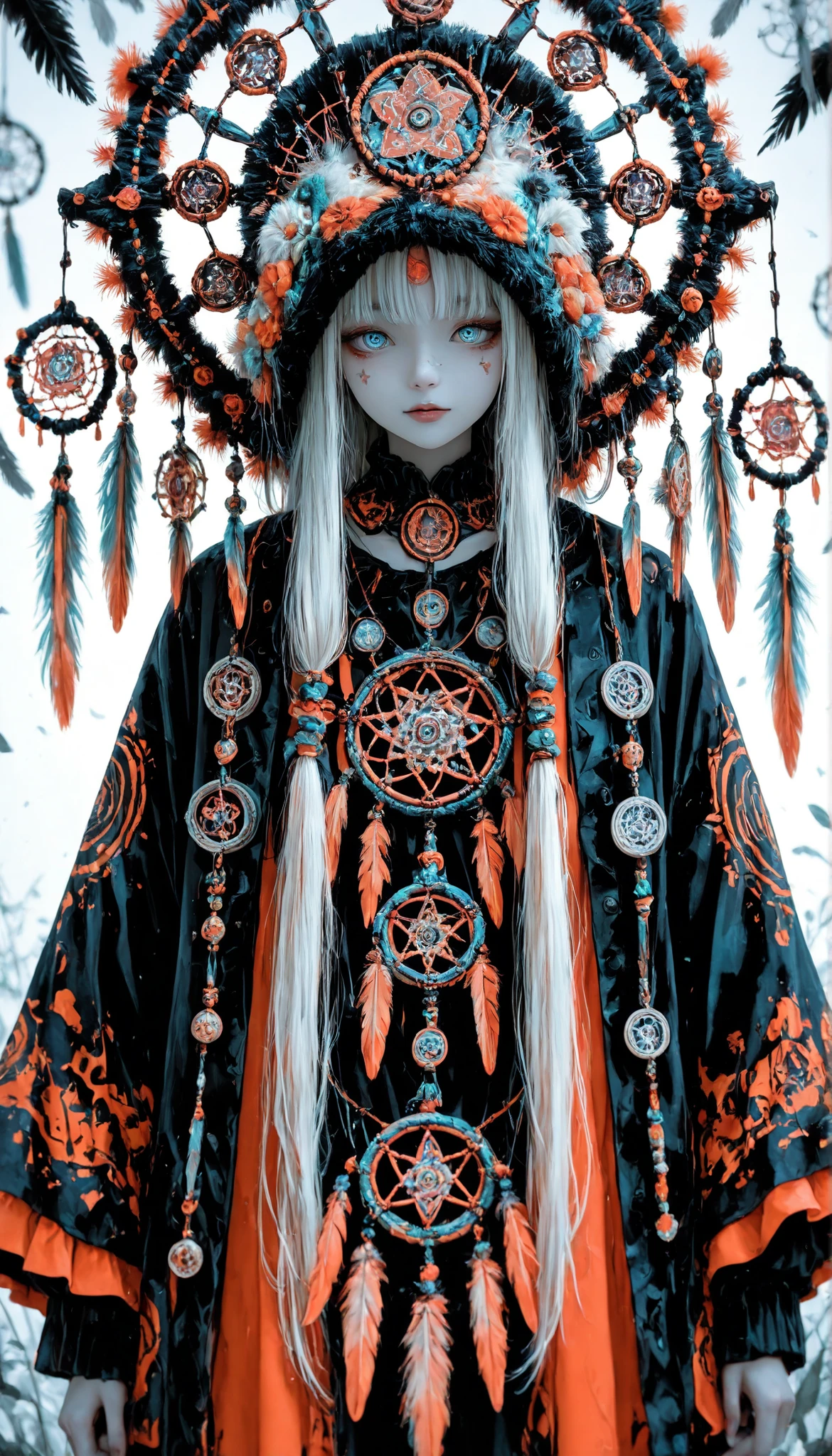 capa negra,dream catcher