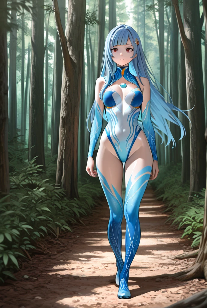 Zelda, Adult Woman, (masterpiece, best quality), (full body:1.6), standing (small fighting elven 1girl:1.6),(magical),(cute,adorable:1.3),blonde hair, green eyes, medium breast, beautiful, detailed, enchanted breastplate with precious gemstones, white thigh-high greaves, seductive pose, in a forest, magic flora, detailed face and eyes, volumetric light,(ultra quality skin:1.7), blush, smileglowing aura, natural light, masterpiece, glossy skin, juicy lips , sexy, hot, cleavage, evil,juicy lips, bimbo, ((Clair)), pokemon, hour glass, blue hair, wide eyes, blue eyes, massive , ponytail, dark lighting, long hair, pink bow, platform shoes, bow in hair, light blue hair, juicy lips