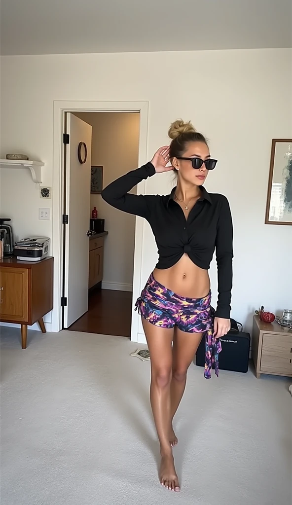 araffed woman in a bikini and a man in a jacket, bikini, candid photo of gal gadot, photo of the beauty gal gadot, bella hadid, ๐ญ ๐คฎ ๐ ๐, fit pic, instagram model, wearing two - piece swimsuit, ๐คฌ ๐คฎ ๐ ๐, leaked photo, bikini model, model posing, jamie chung