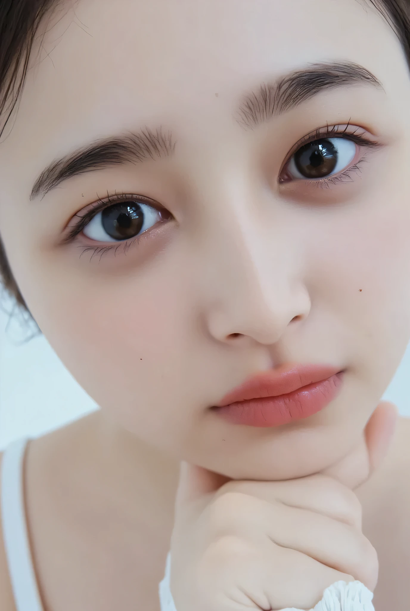 (((Attractive naked with white skin:1.5))),White underwear、Small underwear、 small breasts, on a Hotel Bed , 20 year old cute Japanese woman , she is wearing white bikini (( very accurate anatomy :1.0)), (photo realistic :1.4), (hyper realistic :1.4), (最高品質の realistic な肌の質感:1.4), (Improved quality:1.4), ( enhances the beauty of skin texture :1.1), Clean, glowing skin, mesh, thin:1.2, ( realistic :1.3), realistic なライティング, ( smoother lighting :1.05), (Improving the quality of cinema lighting:0.9), Backlight, A gentle light for your face, ray tracing, ( bright light:1.2), 32K, 1 Japanese woman, fine grain, detailed face , ( Film Grain:1.1),( Highlight Your Body Line :1.1), high definition , Natural Look , Kind eyes, Improves hair quality, Delicate Shading , Transparent muscles, Graceful Posture, beautiful eyes , vivid details, Soft light reflection, Beautiful contours, Delicate skin tones, Thin hair , she is wearing white bikini, magazines cover look, hot bikini, huge cleavage
