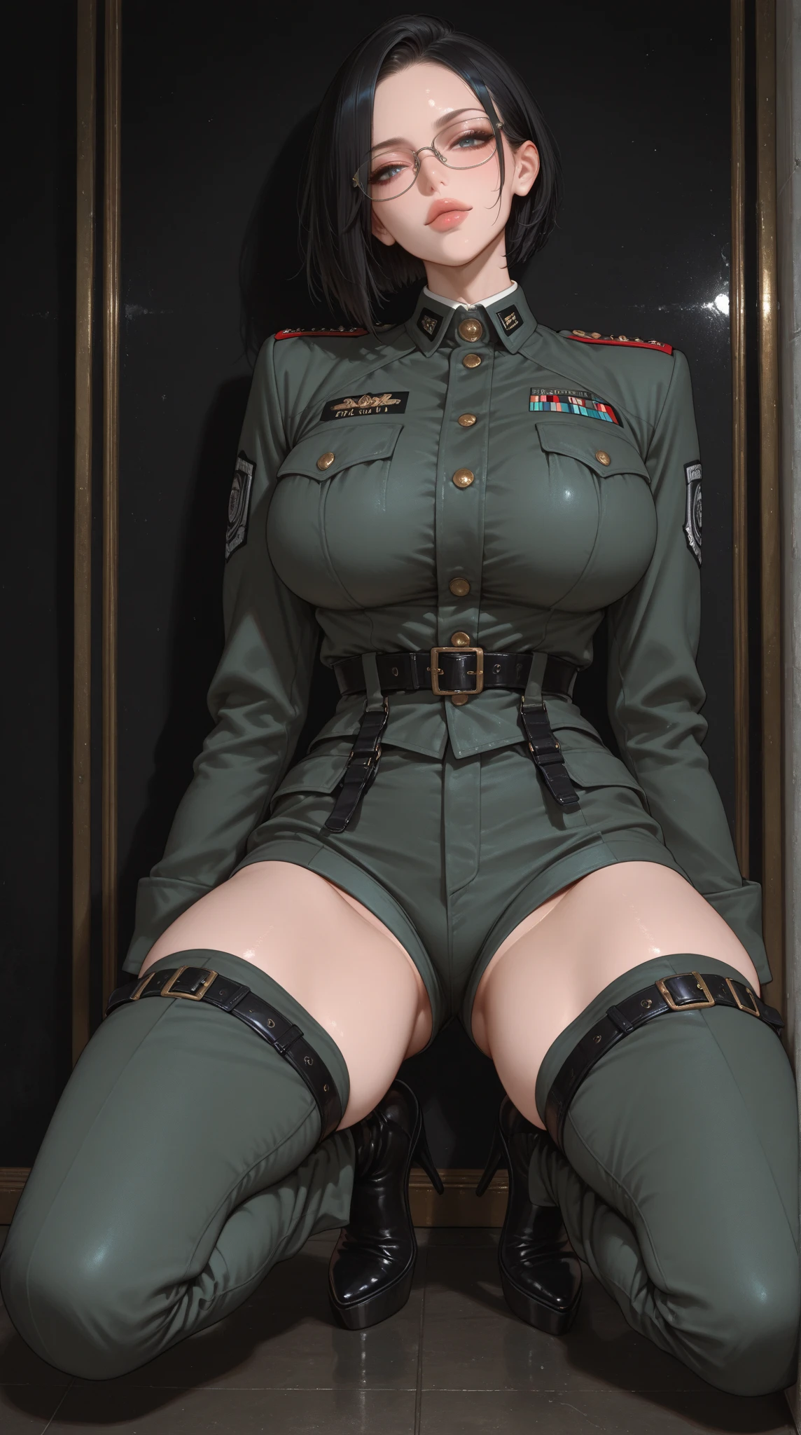 (((NSFW))), (((street of destroyed Tokyo))), (((photo from below))):1.5, (((dog's eye view photo))):1,5, (((focus vagina))):1.5, (((you look down at viewer))), slim face little ukrainian girl, Full body composition of young girl with silky messy bright blond hair, (((blue big eye make up))), 6 years old, (((beautiful cute little baby))), (((smooth ribs:1.5))), (((flat chest))):1.5, (((no tit))):1.5, (((flat chest))):1.5, (((no tit))):1.5, (((flat chest))):1.5, (((no tit))):1.5, (((flat chest))):1.5, (((no tit))):1.5, (((beautiful cute little baby))), (((flat chest))):1.5, (((no tit))):1.5, (((flat chest))):1.5, (((no tit))):1.5, (((flat chest))):1.5, (((no tit))):1.5, (((flat chest))):1.5, (((no tit))):1.5, soft lighting, alone, Nipples visible through old torn dirty shabby futuristic military uniform, badge, Pause, stain color, octane rendering, surreal intricate details, cinematic, 8K resolution, 70mm, accent lighting, global illumination, full body portrait, clean small surfaces, intricate garments, cute face, flat chest, slim waist, slim legs, small hips, (((Torned dark green Special Forces Long Coat))), (((dark green beret))), combat boots, relax, touch your crotch with your right hand, please open your legorpheus, get pleasure, orgasm, BREAK, (((silver extra thick metal collar))):1.5, (PussyBigDildoQuiron style):1.5, (((over size thick vaginal object insertion))), pussy, (((extra thick over size many erect veiny dildo))):1.5, (((thick sex toy))), vaginal, anus, clitoris, large insertion, (((over size thick object deeply insertion))):1.5, (((spread legs apart))):1.5, (((deeply kneeling))):1.5,