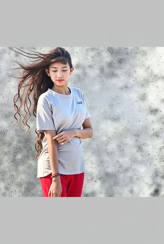 (8K, RAW photo, highest quality, High resolution:1.1), (hyperrealistic:1.4),(realistic, photorealistic:1.3), soft light,realistic face,realistic body,realistic skin,disorganized,masterpiece,(cute:1.8),(leaning forward:1.8),(From above:1.2),(close:1.4),crawl on all fours,throw,( Detailed colorful loose fitting t-shirt:1.2),(Beautiful breasts:0.9),(long hair,ponytail),(big:1.2),cleavage,fine black eyes,innocent eyes,droopy eyes,Watery eye,open lips,blush,good style,colorful lights,film Grain,close,look viewer,full Body,Depth of field, blurred background,Eye focus,young,85mm lens, f/ 1.4,professional lighting,portrait,photon mapping,radio city,Physically based rendering,Transparency,japanese girl,forest with sunshine,Sunny,outdoor