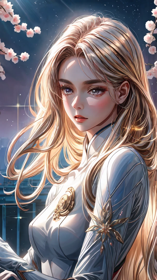 full: 1.3, Stand, Masterpiece, 。.。.3D, Realistic, Ultra-micro photo, Top quality, Ultra detailed CG Unity 8K wallpaper, From below, Intricate details, (1 female), 18 years old, (SV1, Sailor senshi uniform, Orange skirt, Elbow gloves, head gear, Orange sailor collar, Red bow, Orange choker, White gloves, jewelry), Incredibly long straight very bright blonde: 1.2, Shiny and beautiful straight blonde long hair: 1.2, Sailor Venus, Minako Aino, Apparently a sailor Chiseki uniform, Sparkling orange sexy pleated miniskirt: 1.3, (The blue bow in the center of the chest is very large: 1.4, Gold headdress on the forehead: 1.5, Wear orange gloves on your elbows: 1.1, Bare upper arms: 1.1, Knee-length boots,Bright orange enamel,Luxurious gold accents: 1.3, Saturated wide orange collar, Saturated orange sailor collar, The red bow on the back of the head is large: 1.1, White latex long gloves,Decorated in luxurious gold color: 1.3, There is a very large yellow bow behind the waist: 1.1, Orange choker, Looks sexy and bold, Orange heart-shaped earrings)),
((Seductive smile, very pretty look face, Face details: 1.5, Bright blue eyes, Beautiful face, Beautiful eyes, Shiny eyes, Thin lips: 1.3, Thin, Sharp, pale eyebrows, long dark eyelashes, Double lashes)), Luxury gold jewelry, (Slim-fit high-gloss white holographic leather: 1.3), Bold sexy slender high gravel swimsuit, (Fighting stance), Huge white wings, musculous, muscle abs, Small face, Huge breasts, Perfect proportions, Thin waist, sexy model pose, Visible pores, Perfect hands: 1.5, Octane rendering, very dramatic images, Intense natural light, Sunlight, exquisite lighting and shadows, Dynamic angles, Digital SLR harp, Focus: 1.0, Maximum clarity and sharpness(Golden theology, Heartstorm space background, Dynamic gold chain background, Golden Man: 1.2, Golden hair, Venus, Moonlight, Moon, Dynamic background, detailedbackground))