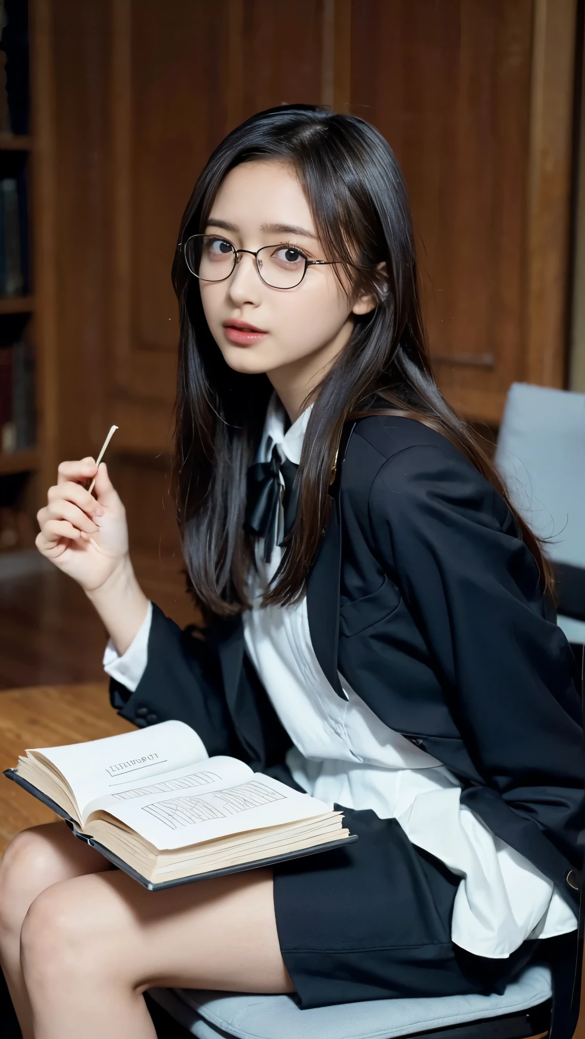Library、Library Committee Member、Glasses Girl