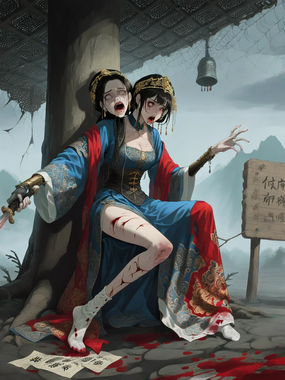 Coroner in ancient China,The coroner dissects a corpse。