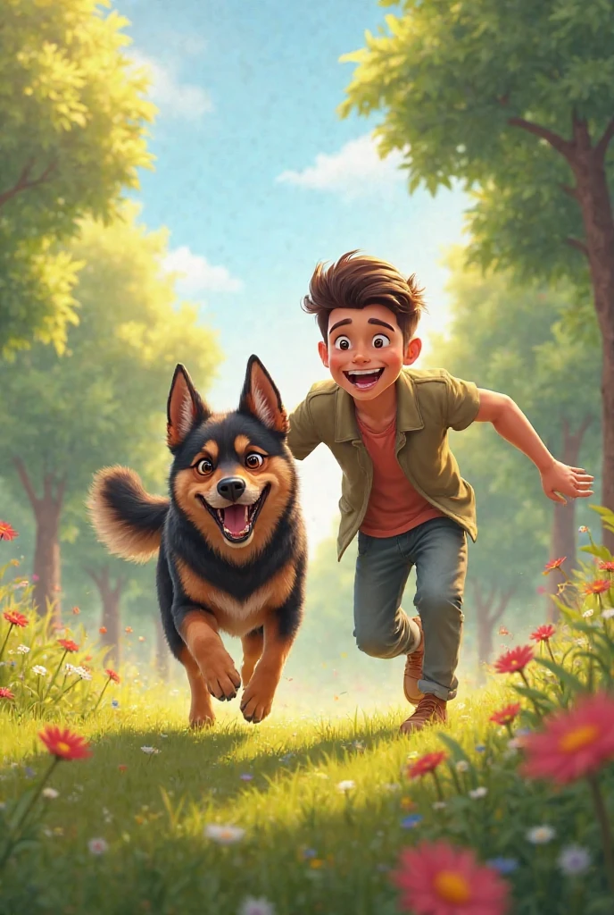 Here is a prompt based on the next part of the story:

"Write a story where a boy named Max uses a clever trick to distract a ferocious dog named Zephyr. How does Max use the treats to his advantage, and what happens as he tries to slowly back away from the snarling dog? Will Zephyr fall for the trick, or will Max need to come up with a new plan to escape? Continue the story and see how Max uses his quick thinking to try and outsmart the fierce dog."
