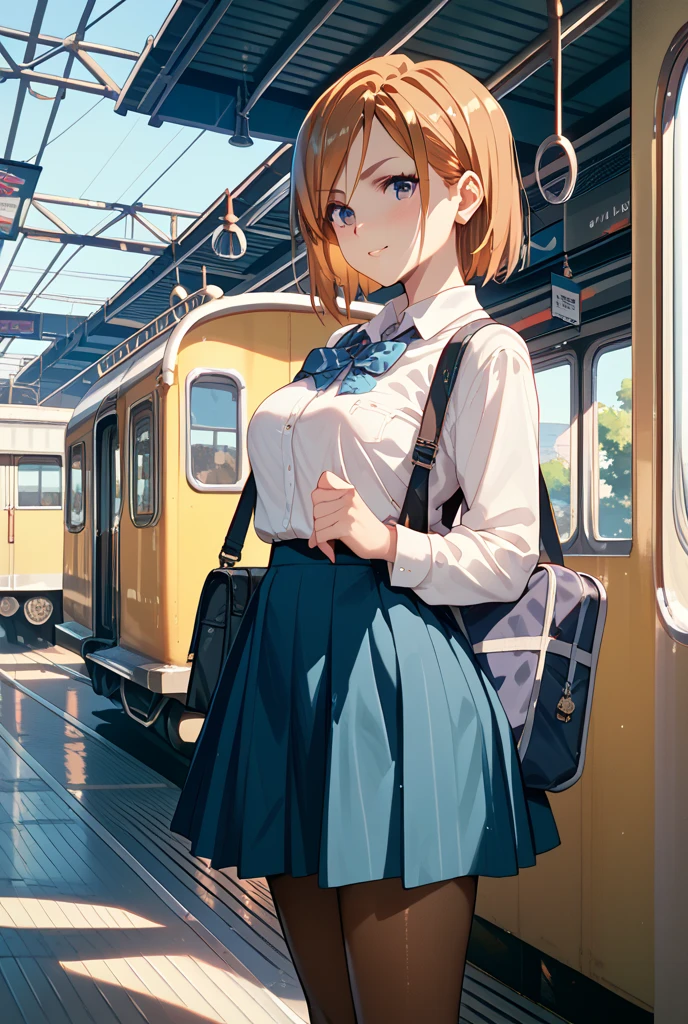 Full body, full body illustration, best illustration, schoolchildren,
High School Uniform, (((Best Quality)), ((Masterpiece)), (Details: 1.4), Anatomical, Award-winning concept art, Beautiful, Fine Detail, Portrait, Look Viewer, (Full Body View)), 1 Girl, Full Body, Solo, , Schoolchild, Child Actor, Golden and Brown Hair, Short Hair, Blue and Pink Eyes, Big Eyes, Dark Brown Blazer, Maroon Sweater, Check Skirt, dark green and maroon skirt, black hiso, dark red large ribbon, white blouse, underwear, panties, skirt, white panties, wet, shirt, wet clothes, skirt lift, blush, classroom, navel, clothing lift, easy background, lifting clothes, uniform, Japan cute school uniform, dark blue uniform, look away, short sleeve, loli, skinnlementary school, school movie Last Scene direction, Lori, baby face, cute, young appearance, fantastic visual depiction, professional effect, beautiful girl, petite girl, sweaty transparent clothes, uneven, absurd,golden and brown hair
