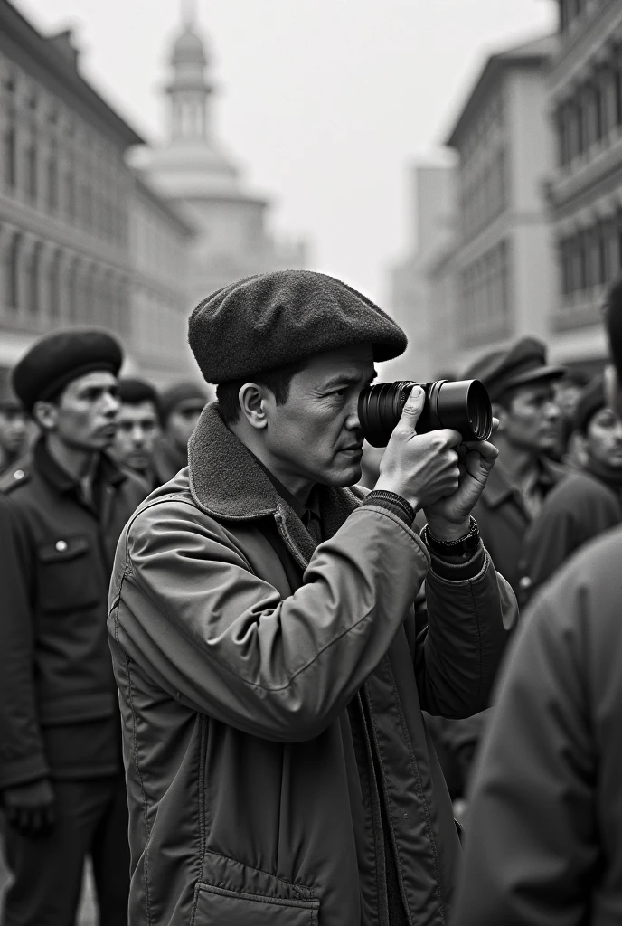 Takes a photo of a child infiltrated in North Korea seeking information