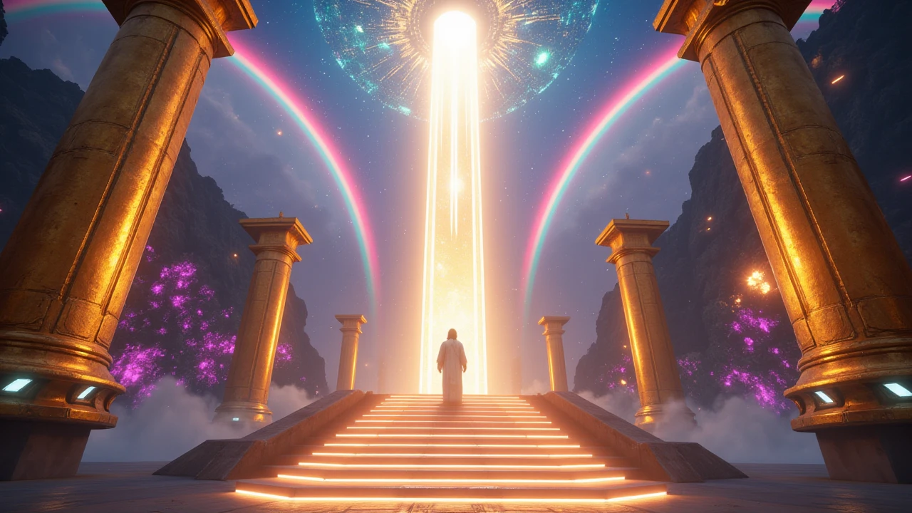 Bible、godの言葉、truth、Book、Angel、heaven、glory、The Kingdom of the Millennium、happiness、Shine、god、White robe、