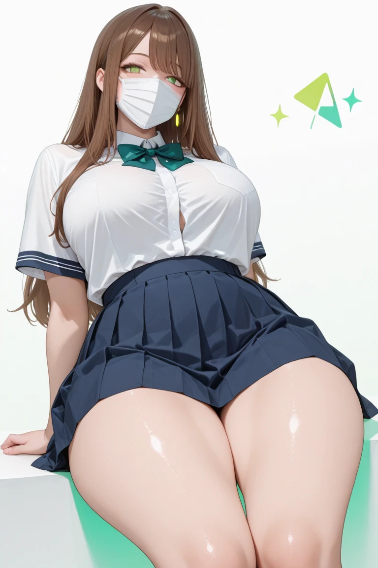 (masterpiece:1.2, Highest quality),
Looking at the audience, 1 girl, high school girl, 18-year-old, Perfect Face, Big eyes, Long eyelashes, Provocative look,
Beautiful Hair, Beautiful Face, Beautiful Eyes, (((Skirt Lift, I can see her panties))), Full Body Shot,