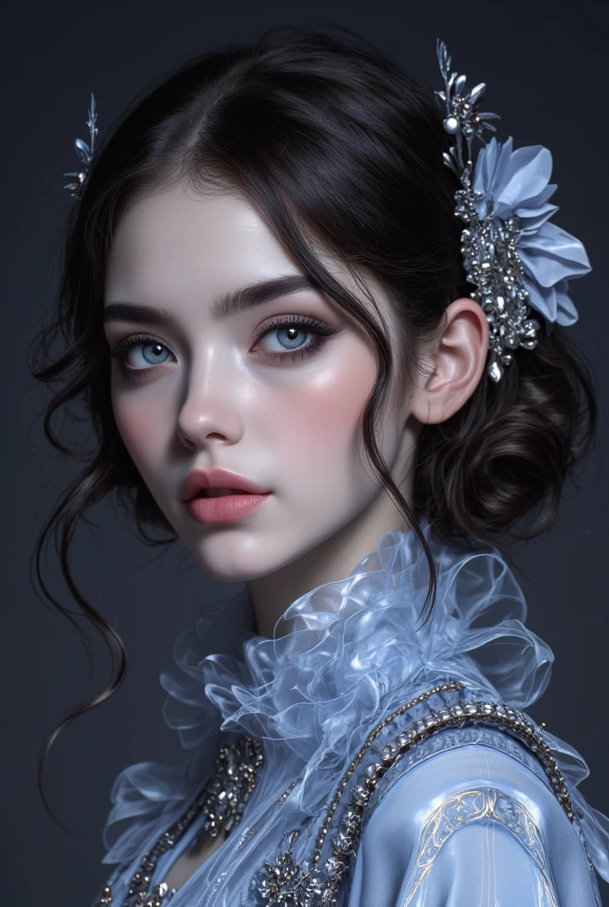 Elegant Women，Exquisite features，Complex Style，Exquisite details ...