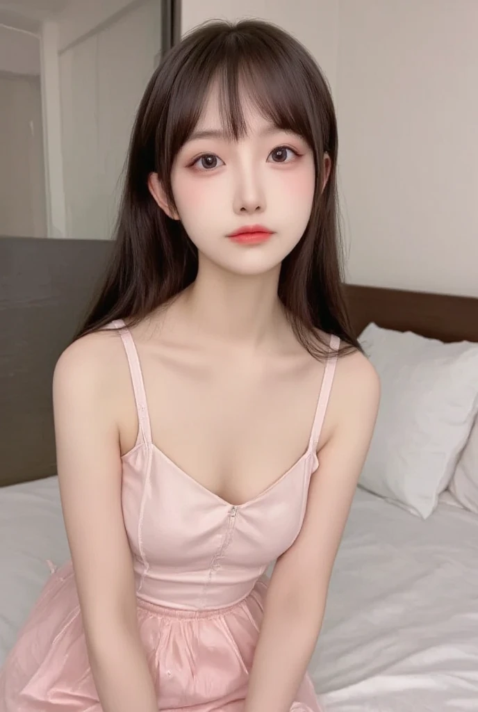 NSFW,(Big Ass、Waistline、pussy)、double eyelids、Tear bags、Big, round eyes、Long eyelashes)、highest quality