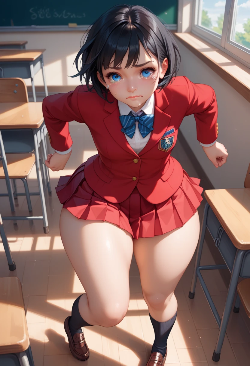 masterpiece, best quality,1girl,young girl,brown eyes,short hair,happy smile,shiny skin,(nice leg line:1.3),thin waist,huge breasts
BREAK
school uniform,necktie,((pencil skirt)),high heels
BREAK
park,crowd,depth of field,looking at viewer,squatting,from behind,upper body,legsupsexms
