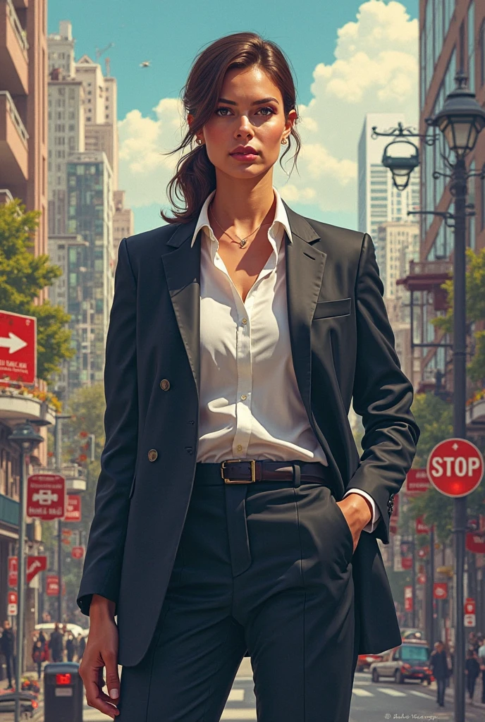 millie10 , sunglasses, sunglasses, scarf, white shirt, portrait, walking down the street, newyork city, crime, taxi, sidewalk night, street lights
