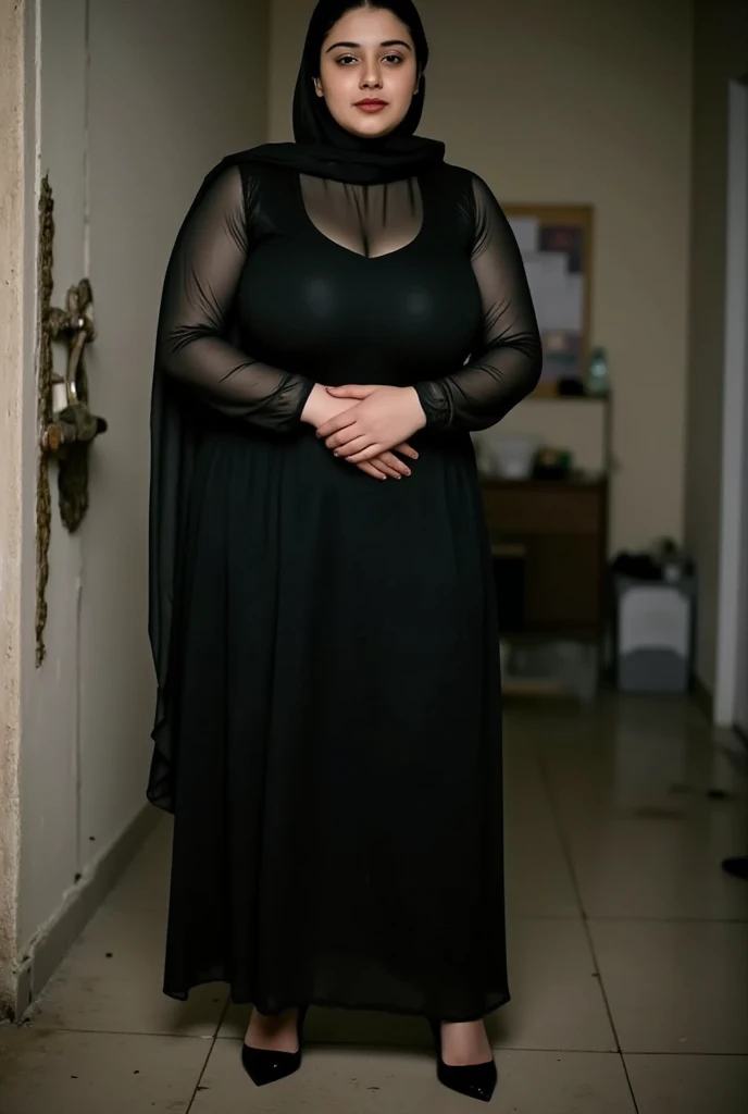 Busty thicc Egyptian mom in store. Sexy outfit. Abaya. Optimistic   best quality,highres,ultra-detailed,realistic:1.37),curvaceous,mature,voluptuous,curvy, sultry, seductive, alluring, big sexy fat ass hijabi woman mature, thick ass, thick thighs