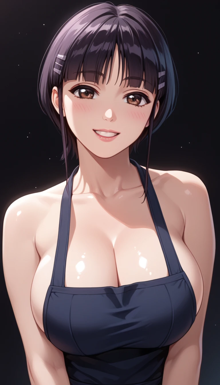 {Highest quality}, {so beautiful}, {Very detailed}, {Best illustrations}, Browsing Caution, Realistic, masterpiece, Highest quality, (Beautiful Eyes), One woman, Medium chest, Sweat, night, Outdoor, A lively bar filled with many customers:1.9, Lots of galleries:1.9, Micro Bikini, ひものみのMicro Bikini, Grin, Wet Face, Wet body, Short Hair, Brown Hair, ponytail, Earrings, A tiny transparent apron fluttering in the wind 1.7, Puff short sleeves, Small tray, Central opening, 、Camel Toe, Great tit, Nipple puffs, Cleavage, skinny,