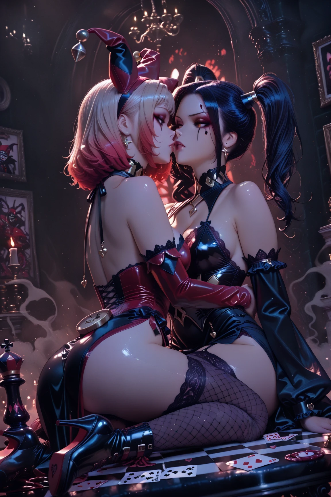 Dark blue high socks,Real、8k,masterpiece,Perfect human body,8 heads,(RAW Photos:1.2)、(Realistic:1.4)、The beauty of beautiful details Laughter、BIG ASS、bionde、((I can see your pants))(Panty shot)Earrings eyelash Beautiful and detailed、Large file size、Very detailed、High resolution、Transcendental beauty Highest quality、masterpiece、、((See-through,Frills,lingerie))、Very detailed performance, In detail、Highly detailed facial cinematic lighting、17-year-old girl、positive、((Dynamic pose)))、(Lean back:1.2), (Open Stance))、(From below:1.5), (Under the skirt:1.5), Check Pleated Skirt、Sexy upward glance, (Spread your legs and show me your panties:1.5), (Black See-through Panties:1.5), (Low rise:1.5), (Long white hair:1.5), (Healthy Body:1.5), (High leg tiny panties,,,,,,:1.5), (Looks like see-through panties :1.3), (Pubic hair is visible:1.5), (Browsing Caution:1.5), (Shyness:1.5), (Black long boots:1.5)((Big Breasts:1.7))((orgasm:2.8))Thick vagina,wet vagina,necklace,(From the back:1.8)(Climax:1.9)(Three women kissing:2.5)))Squirting from the crotch,Having sex,Touching the nipples:1.5,There's a man in the middle,(((Cat ear)))