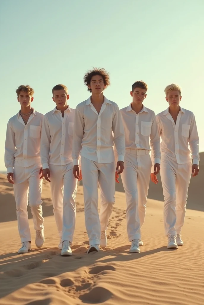 A 2 teenagers , very young, golden eyes, thick eyebrows, White, ash, red, in the moonlight, wolfcut hair, (dynamic pose), light-skin , mid hair, wearing an sexy underwear, 8k hd, handsome and cute , white skin , nude underwear bulge , extremely tall , handsome model , (full body), (dynamic pose), white skin , young boy, handsome and extremely cute, white briefs underwear, handsome boy model, hot pose, stand up , (extremely tall), extremely high , (bulge in underwears), white underwear, long clean and white legs, (male model), work of art, top quality, handsome boy, (perfect body), male beauty, chest muscles exposed, exposed thighs, ((sheer white underwear)), (male focus), (curly wave hair), (full body shot), full body, hairless body, tall and slim body, (skin detailed), Real people, Reality, realistic optics, crazy details, Face model details, Maximum magnification, Exaggerated SurReality, quite, Light and intricate details, High detail, high detail, digital painting, art station, concept art, soft focus , pointy, illustration, unreal engine 5, 8k, art by Ross Tran and Greg Rutkowski and Alphonse Mucha, ultra HD, 8k, male only screen .8k Ultra HD, dslr, low light, high quality, Fujifilm XT3, male fan, model of 2 people, two people, teenager, very young, male, wonderful, gorgeous sexy underwear big boner bulge, art, 8k, hd, realistic, ultra realistic, long shot, wide view, extremely tall, standing, legs clean, model, looking at camera, beautiful face, (beauty young face), shirtless, visible abdomen, hot guy, shining stars in night sky, mist, wet, at the sand dune,