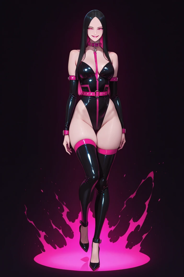 anime girl in latex sitting on a bed with pink paint, extremely detailed artgerm, style artgerm, ig model | artgerm, irelia, irelia from league of legends, artgerm. anime illustration, style of artgerm, in the style artgerm, rossdraws sakimimichan, ! dream artgerm