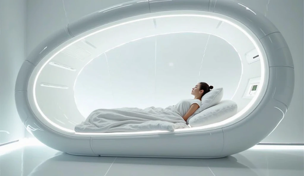 1. **Dual Sleep Pod**:
- overview: Pods that help you get twice the sleep per night。A 30-minute nap can give you three hours of sleep.、Provides deep sleep in a short time。
-feature: Combining advanced brainwave synchronization technology and relaxation sound technology、Allows users to get deep rest in a short period of time。
Please make this product an image。