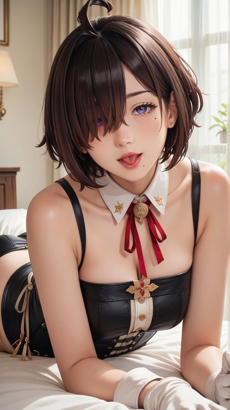((Megumin, kono subarashii sekai ni shukufuku wo!)),(8k、RAW Photos、Highest quality、masterpiece:1.2)、((short hair、Black panties、Red costume))、(Realistic、Realistic)、1 girl、Megumin、Small breasts、classroom、I sat on a chair、Front view、(open your legs to the sides:1.6)、Lots of eyelashes、Add shine to your eyelids、skeletally correct、Showing panties、Spread your legs out to the side、Panty shot、sexy、(Panties close up:1.0)、Skirt Lift、Roll up your skirt、(M-shaped feet:1.5))、Nipples are visible、Showing nipples