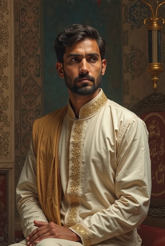A man wearing a kurta pajama 