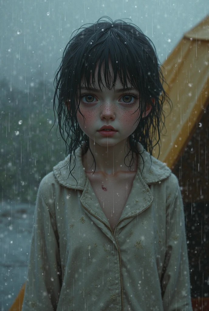masterpiece, best quality, realistic, 1girl, solo, (eye focus), angry, tears, wet hair, <lora:Waifu-BrianaWildStarV1.4:0.95>