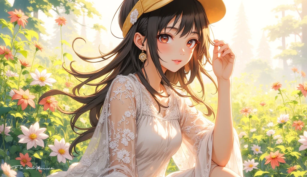 Old body portrait of a beautiful girl、Delicate、detaileds、​masterpiece、Real Stick、3D background、Backgrounds with depth、Realistically exaggerate changes in material texture、Exaggeration of gloss、The best transcendental virtuosity