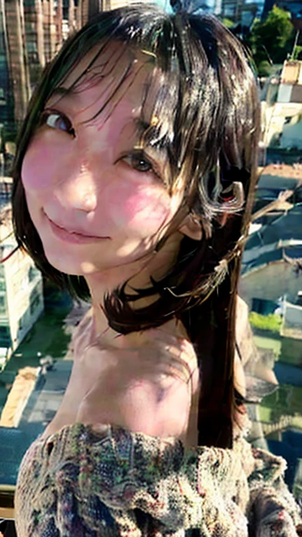 nsfw, best quality, masterpiece, ultra-detailed, 1girl, black eyes, whole body ,huge breasts, (((nipples))), (((hime cut))), (((blunt bangs))), (((tsurime))), (((((narrow eyes))))), outdoors, (((younger))), (pop idol),public indecency, (((nude))),,pussy,solo, (brown hair),(short hair),((((wavy hair)))),(((loli))),((((shaved pussy)))),(((((in the sky))))),(((((falling from the sky))))), (((free fall))), ((((No expression)))),((((((syncope)))))) ,((((((Fainting)))))) ,(((spread your arms))),(((spread your legs and stretch your legs))),((hair is messy)), Breasts are disturbed ,roll her eyes back, turn upside down,(((((pee))))),(((((incontinence)))))
