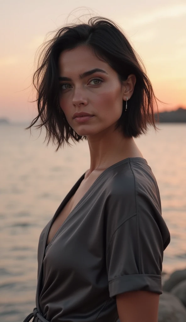 a photo of goksel,wearing a (long) tank top,standing pose in the sahara desert sunbathing,perfect eyes,(realistic skin texture with skin pores),(nice hands,perfect hands),(curvy hips:0.5),(tanlines),close up <lora:tangbohu-detailer_1.0:1> <lyco:GoodHands-beta2:1.3> <lora:BlackStilettos:0.3><lyco:Goksel:0.7>