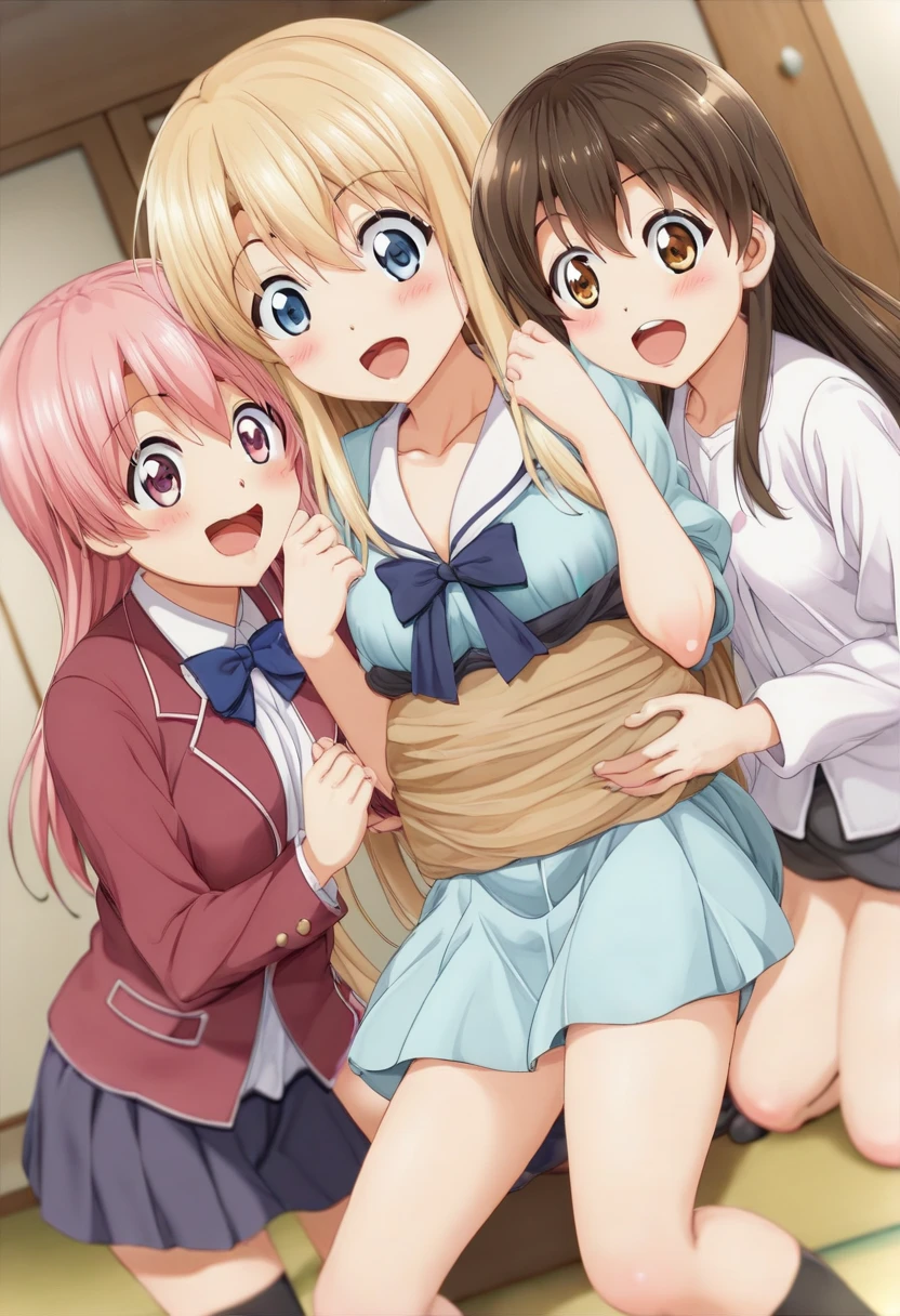 girl、cute、Completely naked、Full nudity、Black Hair、Embarrassed face、tears、Shibuya Scramble Crossing、Many buildings are built、Ahegao、first round、Lock、bukkake、whole body、Tattoo、Spread your legs、tits、condom belt、