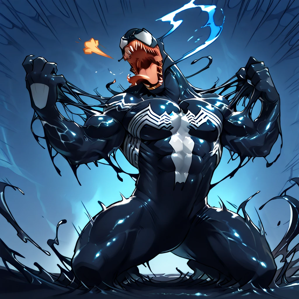 (bulge),lean back in black slime tentacles lair,hand behind back,(((human head:male,bara face,short hair:brown,melting:1))),(in black marble skinsuit,marble skinsuit:1.5 ),(in black cave:1.5),(by ross ,by null-ghost, by thebigslick, by darkgem, by honovy)
