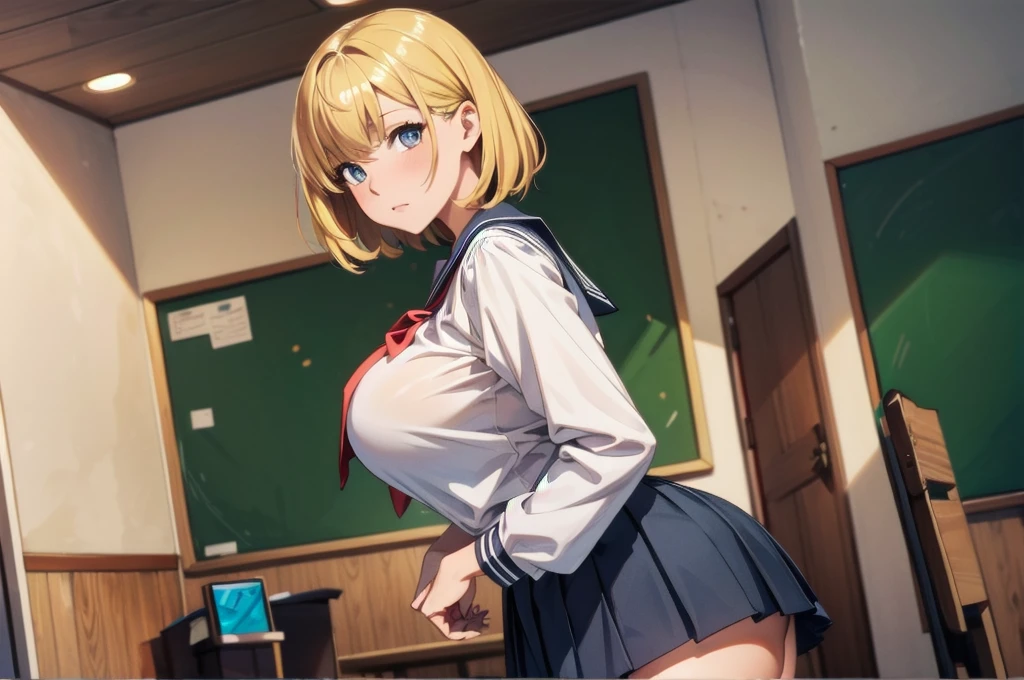 high school girl, high school girl, high school girl, masterpiece、Highest quality, high school girl, masterpiece、Highest quality、NSFW, {Large Breasts}、classroom、classroom、classroom、classroom、classroom、All Nude、All Nude、All Nude、Big Breasts、Big Breasts、Big Breasts、、Backwards、Backwards、Backwards、Beautiful back、Beautiful back、Beautiful back、Beautiful back、Beautiful back、Blonde Hair、Blonde Hair、Blonde Hair