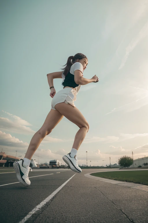 imagine a want to create a film of a woman running in a sequence of ten frames each one capturing her position of arm and legs so that when projecting these frames i wil have the illusion of her running