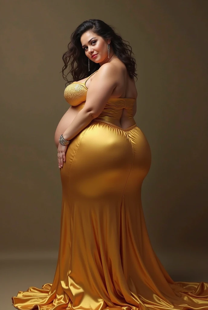 (((8k))),((Extremely meticulous CG)),(wallpaper),16k,((Extremely refined and beautiful)),(((Masterpiece))),(((best qualtiy))),(((Ultra High Resolution))),beautiful light up,Perfect lightning,realistic shaded,[A high resolution],(Smooth and flawless fair skin:1.5),Extremely exquisite facial details,(perfect body:1.1),ultra - detailed,A beautiful girl,((very short ponytail)),(big face:1.5),(round face:1.5),(double chin:1.5),Exquisite makeup,clear face,(pale skin:1.3),(fat:1.5),(obese:1.5),(plump physique:1.5),(overweight:1.5),happy,Smile,(white fur dress:1.3),(Thick arms:1.5),(flat chest:1.2),(big belly:1.5),(thick thighs:1.5),(Sitting on the chair behind the dining table:1.3),(in an Extremely luxurious restaurant:1.5),(The food on the table piled up like a mountain:1.4),bright indoor lighting,(Detailed interior of the Extremely luxurious restaurant:1.3),resplendent and magnificent,Extremely spacious restaurant,(detailed background:1.5),crystal chandelier,cupola,(from front:1.3),(upper body:1.3)