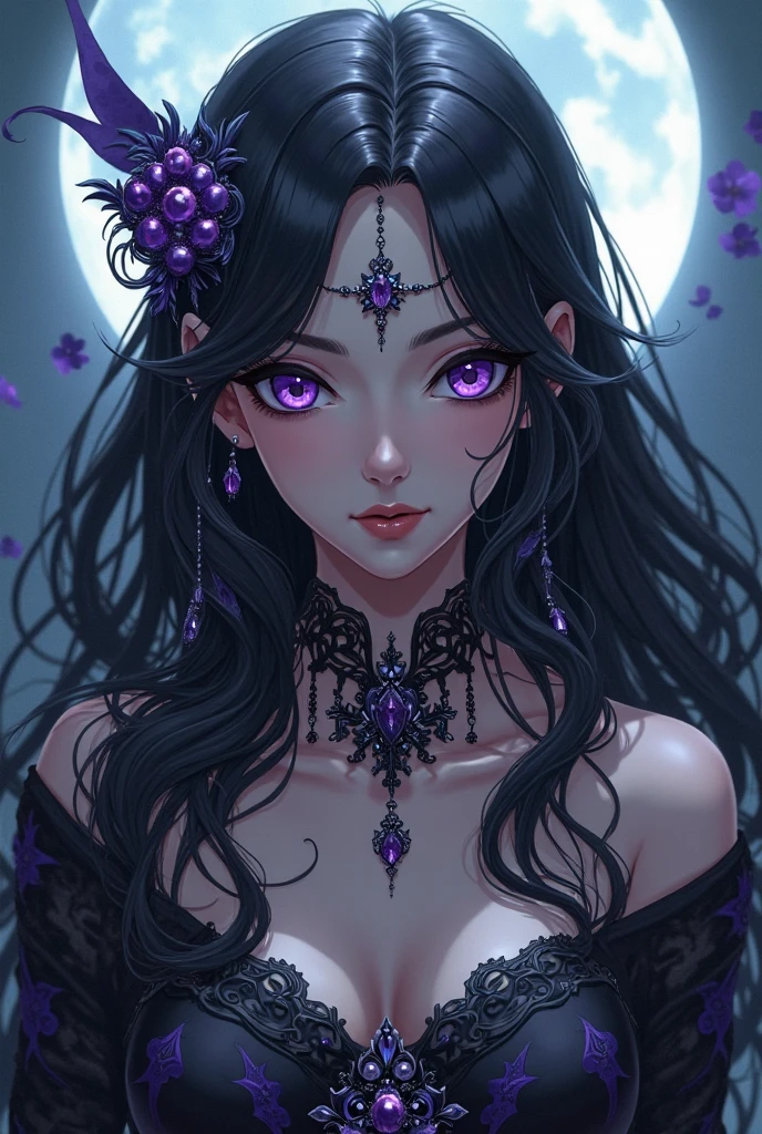 Close-up of a woman with colorful hair and necklace, anime girl with cosmic hair, Rossdraws' soft vitality, Guvez style artwork, fantasy art style, colorful], vibrant fantasy style, Rossdraws cartoon full of vitality, cosmic and colorful, Guweiz, colorful digital fantasy art, stunning art style, beautiful anime style, full body lighting, skin brightening, sexy expression