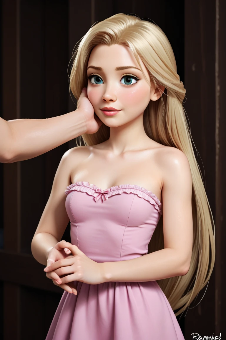 Enfermeiras sexy, (8k, fotorrealista fotografia RAW qualidade superior;1.4) (1 mature female) super beleza (Rosto realista) rapunzel blonde no uniforme, A high resolution Precision details, hospital scenery, sexy boobs, nurse costume, fantasia de enfermeira, miniskirt, long hair