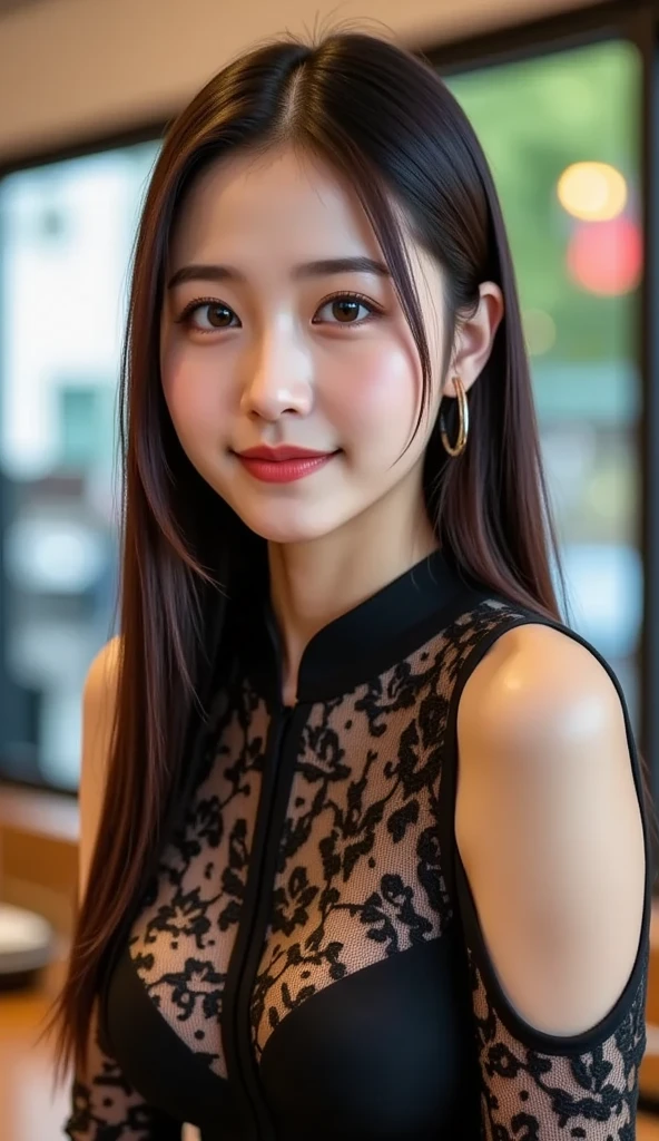(best quality,4k,8k,highres,masterpiece:1.2),ultra-detailed,(realistic,photorealistic,photo-realistic:1.37),16 years old reporter, wearing an expensive feather coat, alluring smile, beautiful girl youthfulness, vibrant colors, professional lighting, detailed background, vintage style, focused expression, elegant pen, notebook with shorthand notes, confident posture, intriguing gaze, bustling city streets, dynamic composition
