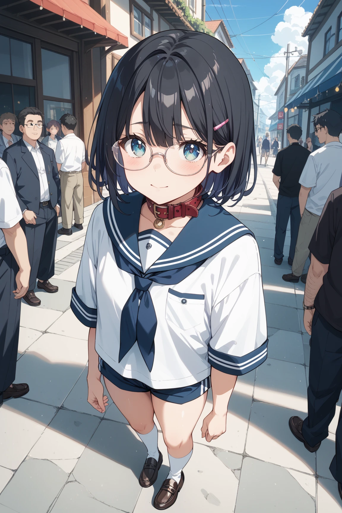 spread leg legs、sit、Looking away、Chat with friends、In town、bustling street、Glasses、cap、Panties、Shoulder bag、mini skirt、Private Server、Girl、Girl、Short、Younger、Baby Face、flat chest、Dynamic Angle、Useless、smile、Both eyes open、Voyeur style
