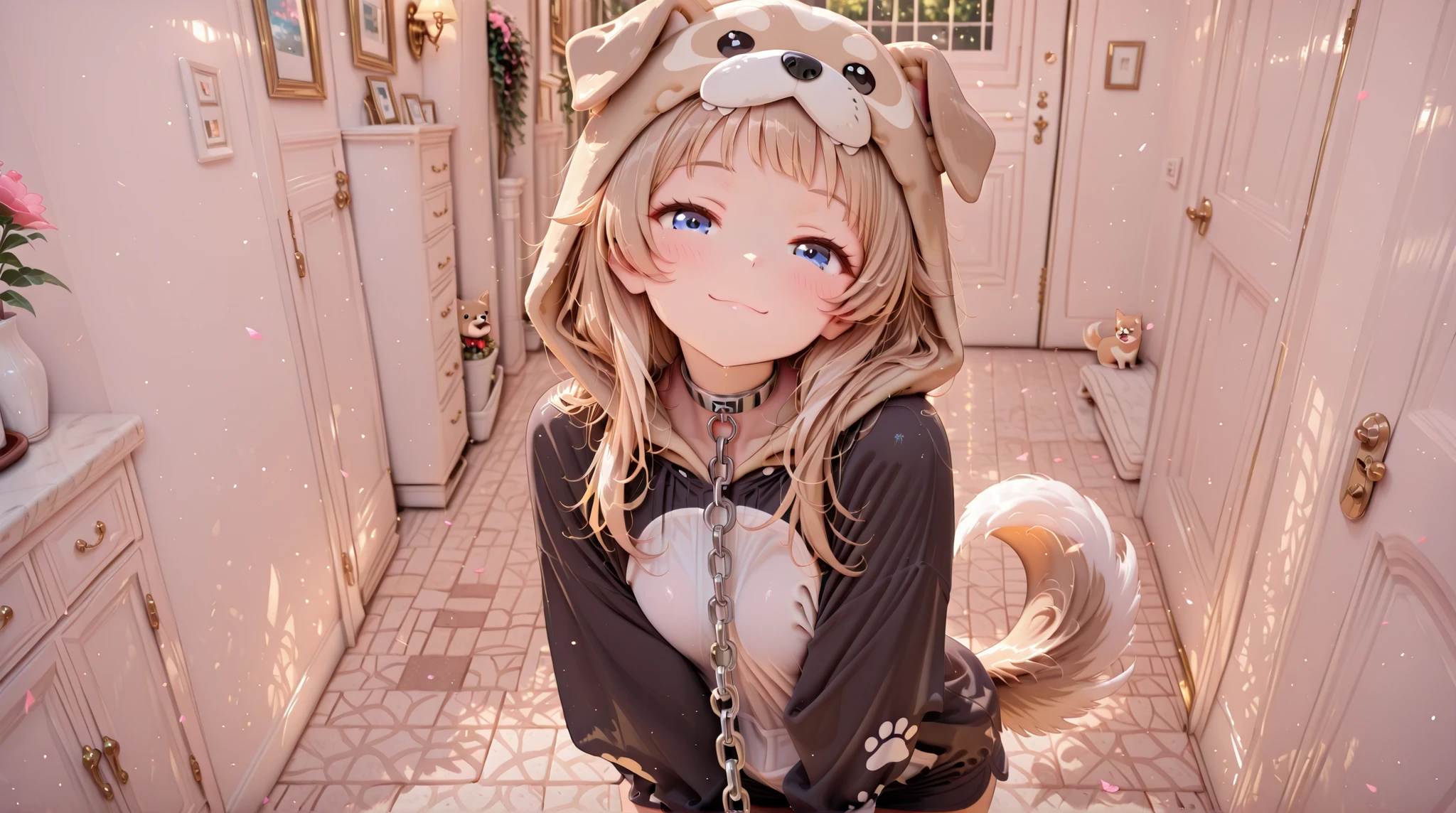 Dog Cosplay, smile, Dogtail, LONG CHAIN CHOKER