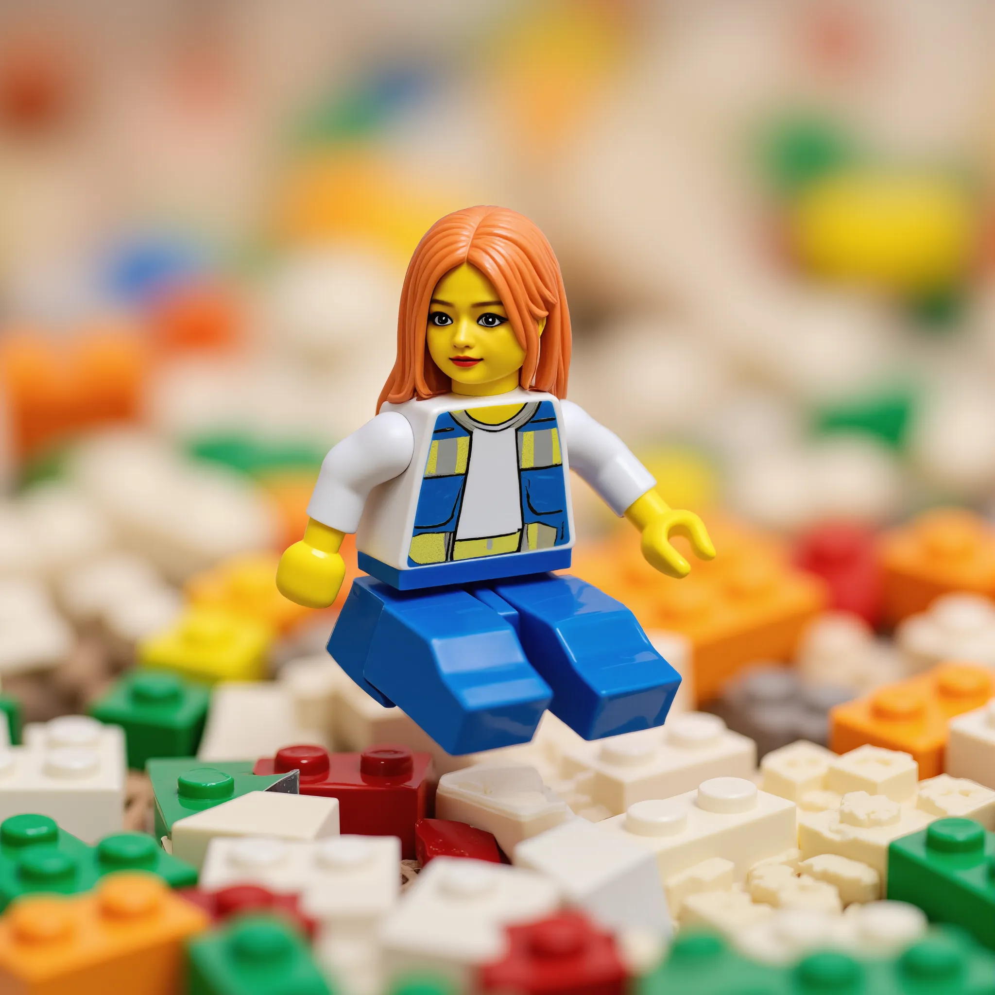 Atravessando o mundo Lego