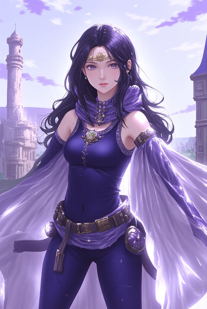 high resolution, Masterpiece, , The image depicts a young woman lying down. Her attire consists of a short, thigh-length nightgown. She rests comfortably, and beside her pillow lies a weapon, a dream blade of a striking, luminous blue.
Serena is a slender young woman, approximately 160 centimeters tall. Her skin is pale, a testament to her life spent in the shadows. Her dark, raven hair falls to her mid-back, often flowing freely in the breeze. Her eyes are a soft blue, but when she utilizes the power of nightmares, they shift to a vibrant, glowing purple. She typically dons a long, black cloak that helps her blend into the darkness, with a hood that partially conceals her face.
Serena's clothing prioritizes ease of movement and protection. The tall boots she wears allow her to move silently, leaving no trace. A short dagger is secured at her waist, her primary weapon for slaying foes within her nightmares.
She possesses a cool and composed demeanor, but beneath this calm surface lies a fierce determination to avenge those who wronged her. Serena's face bears the weight of sorrow, but when she enters combat, her eyes radiate a chilling ferocity and courage.