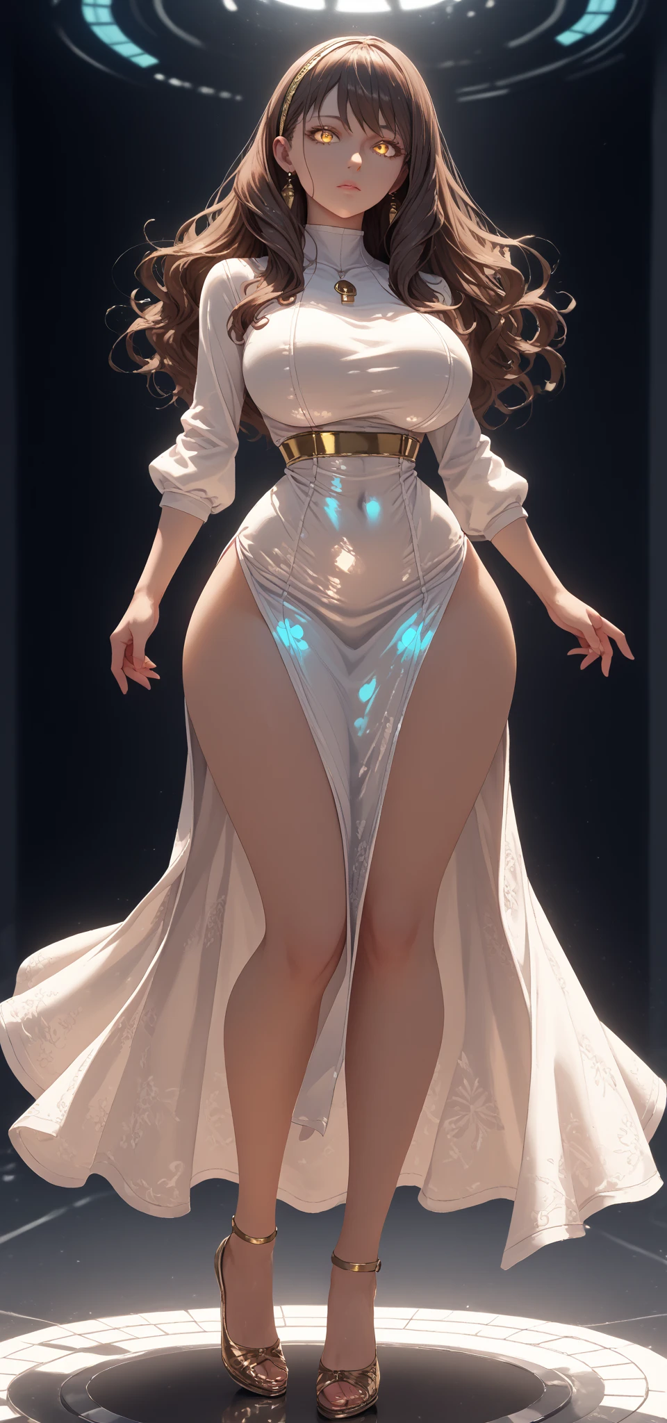 Blue Hair Surrealism, Character table, Reference Table, Standing painting, 8k, Super Detail, 1080P, Women HD, 4K, 8k, 16k, high resolution, best quality, high quality, Anatomically correct, masterpiece, precise, Ultra HD，grace，Unreal Engine，Delicate face，Long braids，slim，Long legs，miniskirt
