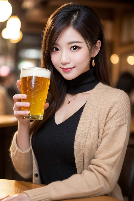 smiling woman sitting at a table with a glass of wine, gemma chen, jaeyeon nam, a young asian woman, captured on canon eos r 6, gongbi, heonhwa choe, joy ang, xintong chen, wenfei ye, taken with sony alpha 9, xision wu, louise zhang, chiho, best qualtiy，Ultra-high resolution，（Reality：1.4），1girll，Off-shoulder white shirt，Black tight skirt，Black collar，（Faded gray hair：1），（gigantic cleavage breasts：1.2），looking at viewert，closeup cleavage，8K，a baby face，Sweet smile