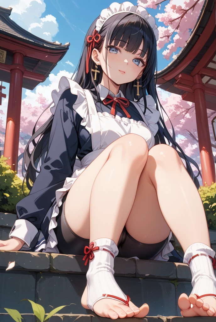 (squatting), (pussy), ((urinating)), cute girl,
purple eyes, half closed eyes,
underwear, solo focus, shoes, blunt bangs, loafers, kilt skirt, , purple eyes, 1girl, blush, cardigan, white legwear, socks,( Japanese style toilet,)((Pee))(nsfw)