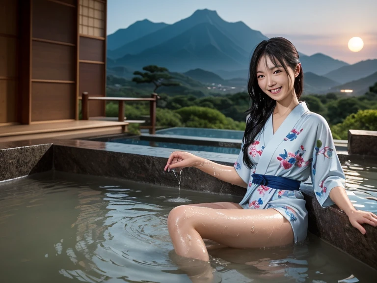 
(masterpiece、Highest quality)、(Japan favelas、Old and dirty hot spring town)、((Beautiful night view))、((Big bath、Underground hot spring facilities、石のstage))、(tits、Pussy、Beautiful woman、Big breastore than 3 naked mature women、smile、fun)、((Unsanitary and dim))、Shady Red Light District、shaved ice、Sale of drinks、(stage、Everyone is having fun bathing)、smile、Happy schoolchildren、Perfect Anatomy